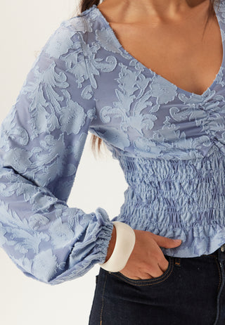 Structure Floral Smock Top