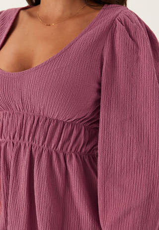 Structure Flounce Top