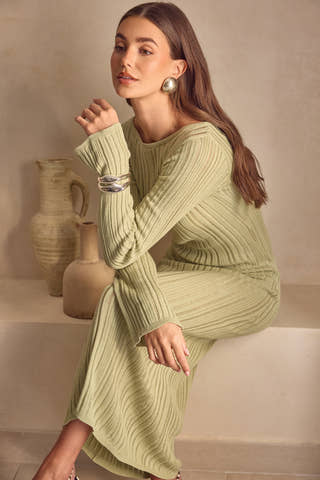 Structure Knitted Dress