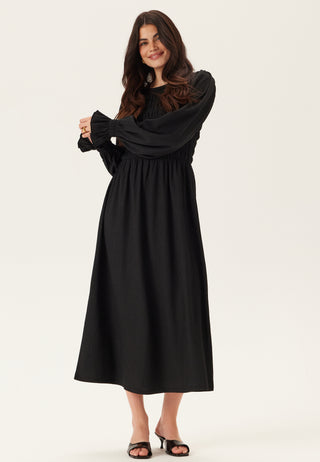 Structure Long Sleeve Midi Dress