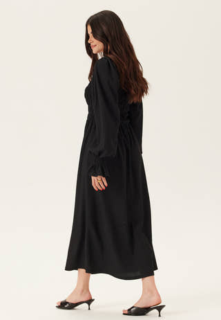 Structure Long Sleeve Midi Dress