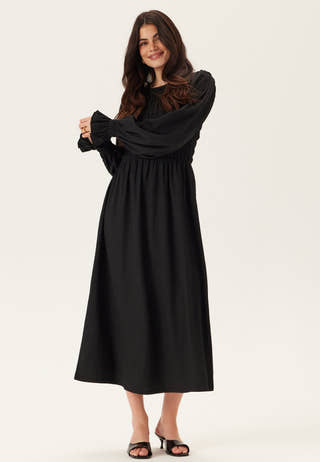 Structure Long Sleeve Midi Dress