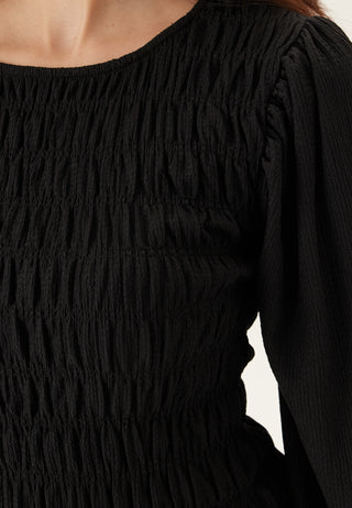 Structure Long Sleeve Midi Dress