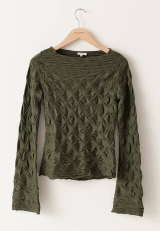 Structure Long Sleeve Top