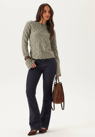 Structure Long Sleeve Top