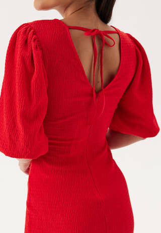 Structure Puff Sleeve Dress