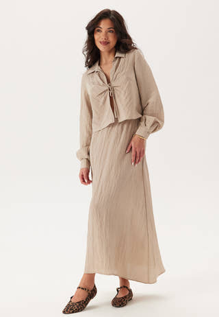 Structured Maxi Skirt