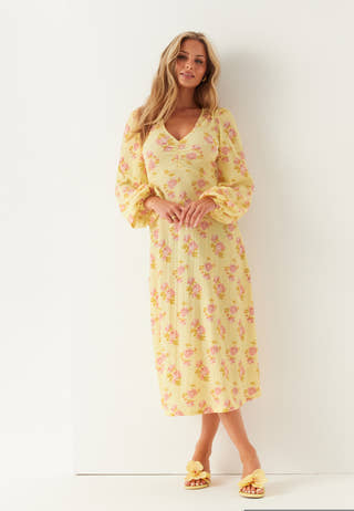 Structured Midi Dress