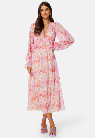 Summer Luxe Frill Midi Dress