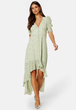 Summer Luxe High-Low Midi Dress