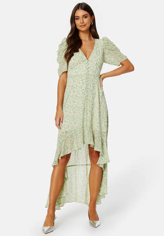 Summer Luxe High-Low Midi Dress