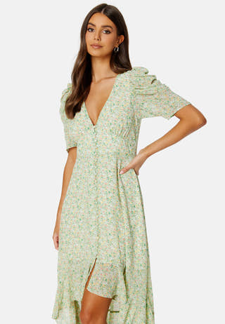 Summer Luxe High-Low Midi Dress