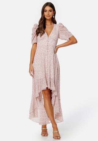 Summer Luxe High-Low Midi Dress