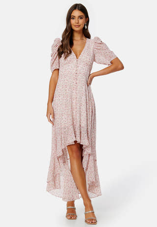 Summer Luxe High-Low Midi Dress