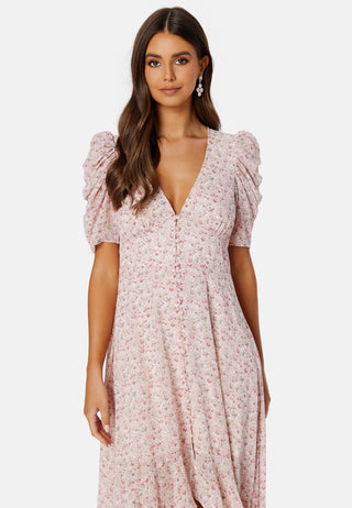 Summer Luxe High-Low Midi Dress