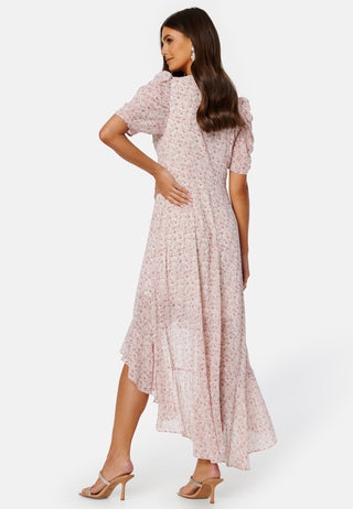 Summer Luxe High-Low Midi Dress