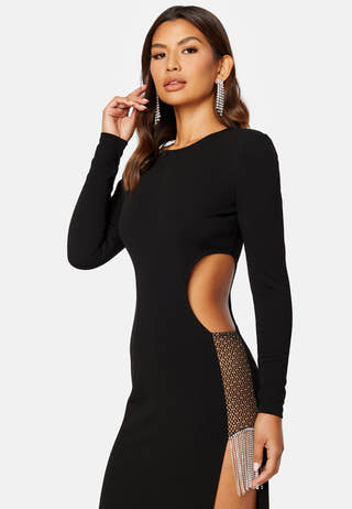 Super cut out  Bejewelled Gown