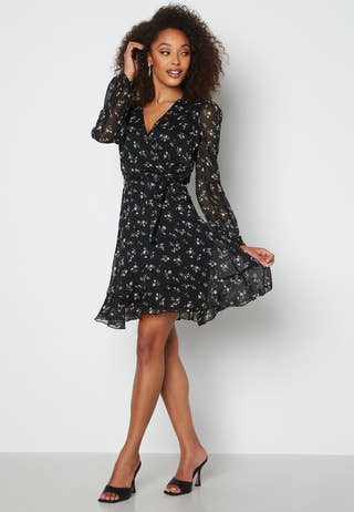 Theia wrap dress
