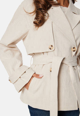 Thelma Linen Trenchcoat