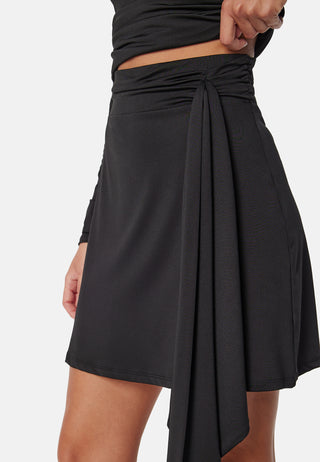 Tie Short Skirt