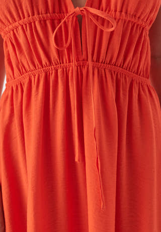 Tie Strap Maxi Dress