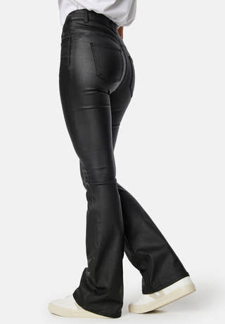 Tove High Waist Coated Flared Jeans