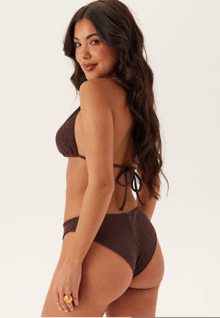 Triangle Glittery Bikini Top