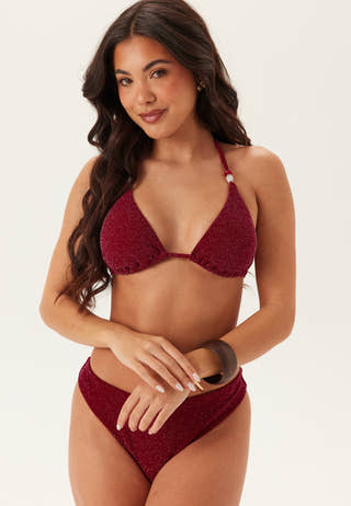 Triangle Glittery Bikini Top