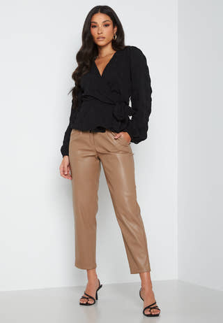 Triniti wrap blouse