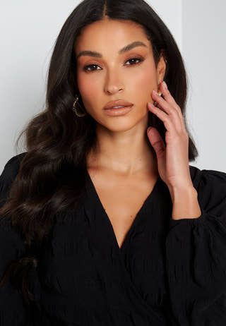 Triniti wrap blouse