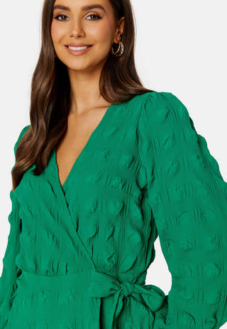 Triniti wrap blouse