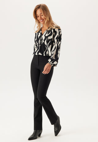 V-neck Viscose L/S Blouse