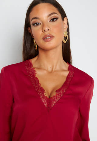 Vallie lace blouse
