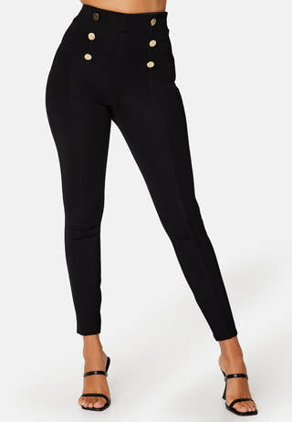 Button Jersey Trousers
