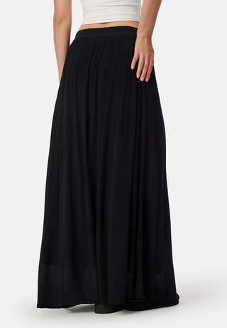 Viscose Crepe Maxi Skirt
