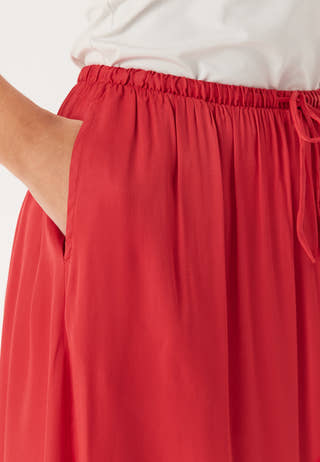 CC Viscose Maxi Satin Skirt