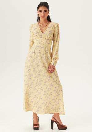 Viscose V-neck Maxi Dress