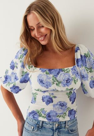 Volume Sleeve Top