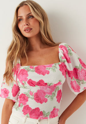 Volume Sleeve Top