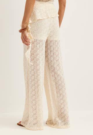 Wide Lace Trousers
