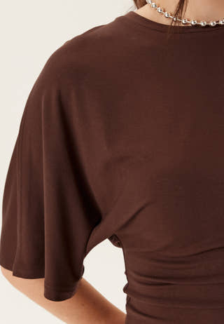 Wide Sleeve Fitted Tee