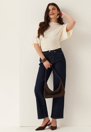 Wide Sleeve Fitted Tee