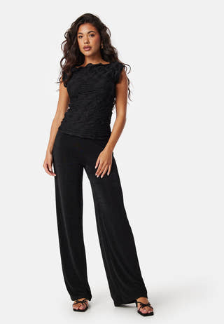 Shiny Wide Trousers