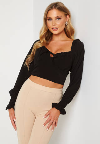Zandria cropped top