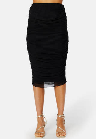 Zia Pleated Mesh Skirt