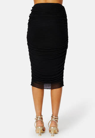 Zia Pleated Mesh Skirt