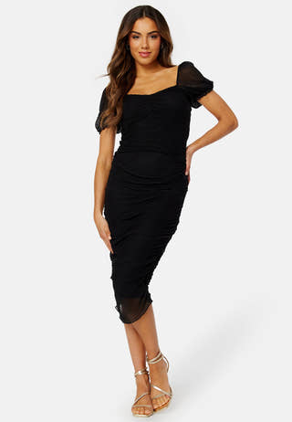 Zia Pleated Mesh Top