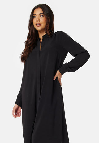 Relaxed L/S Shirt Dress
