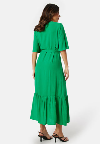 Butterfly Sleeve Viscose Dress