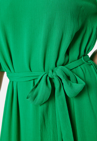 Butterfly Sleeve Viscose Dress